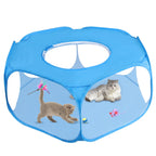 1pc Foldable Portable Pet Fence with Cover - Breathable Outdoor Playpen Suitable for Small Animals