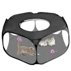 1pc Foldable Portable Pet Fence with Cover - Breathable Outdoor Playpen Suitable for Small Animals