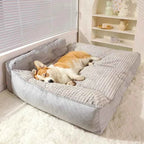 Human Size Dog Bed – Large Cooling Mattress Sofa for Adults and Pets