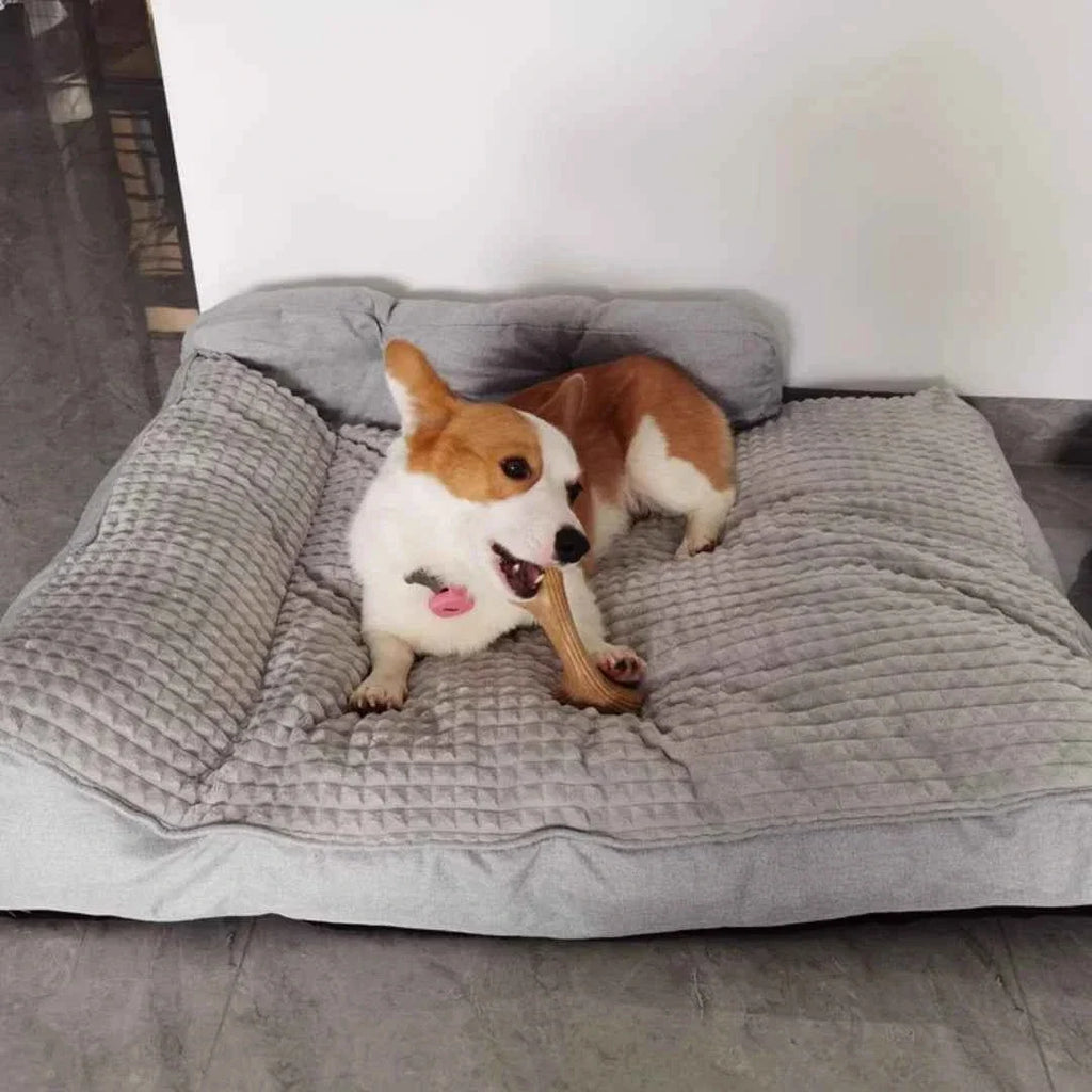 Human Size Dog Bed – Large Cooling Mattress Sofa for Adults and Pets