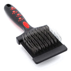 Jeffers Double-Sided Flex Head Pet Grooming Slicker Brush